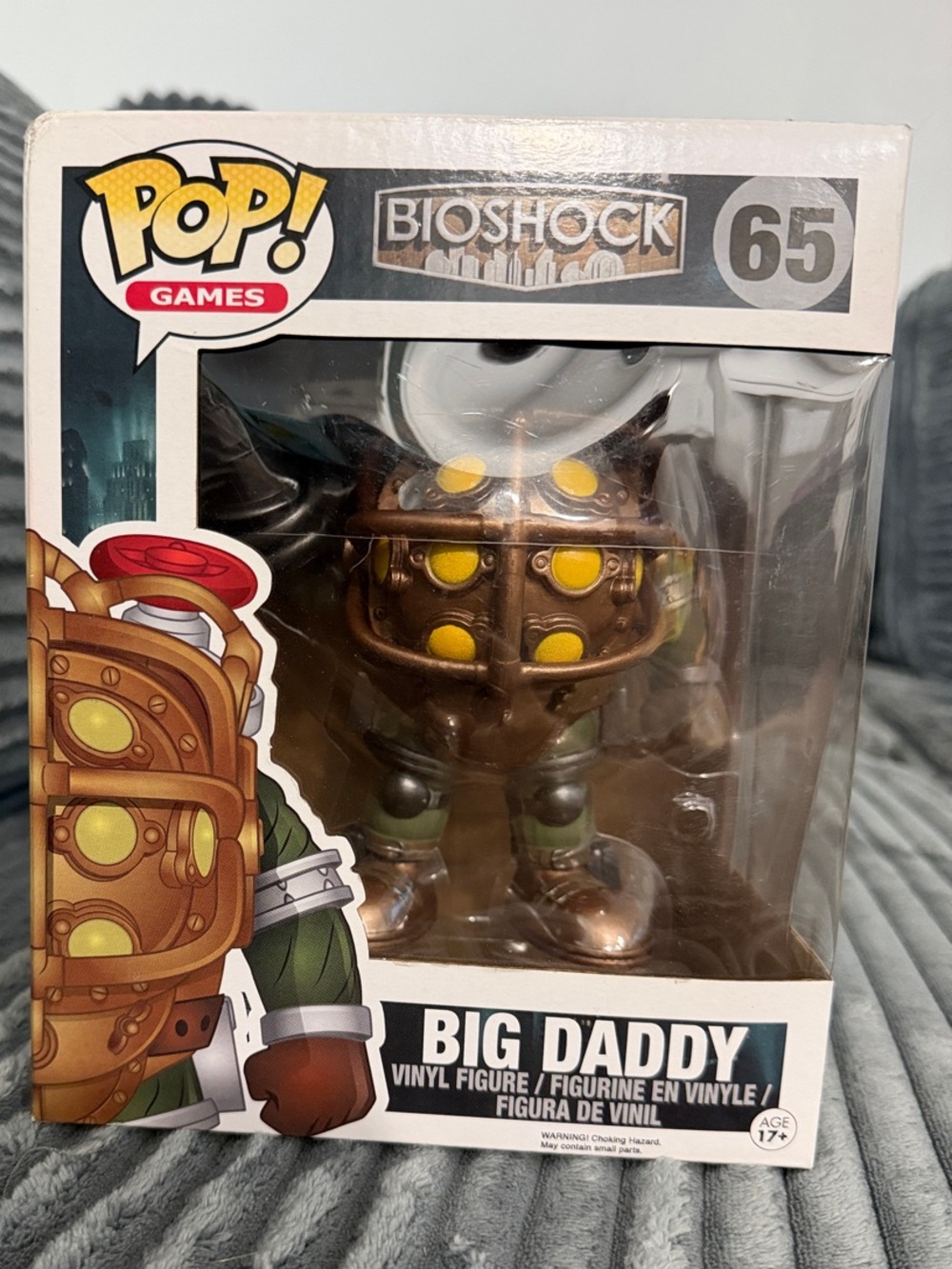 Funko Pop! Games Bioshock Big Daddy Vinyl Figure - Brown, Green, Yellow